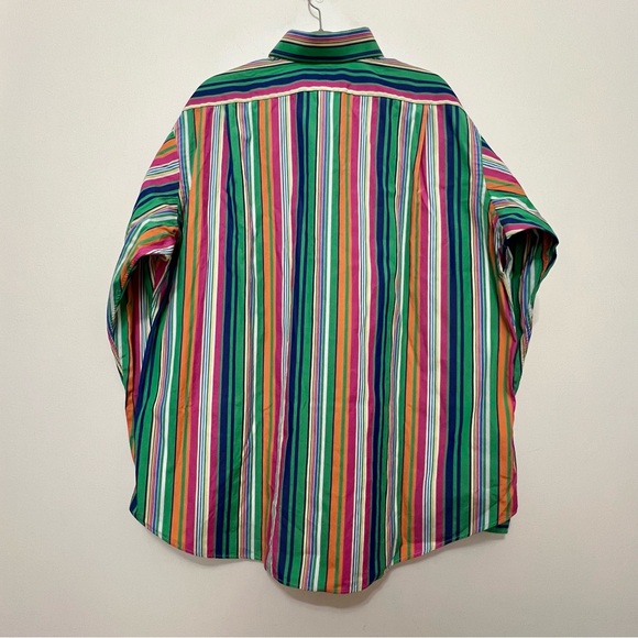 Polo Ralph Lauren Regent Classic Fit Multicolor Long Sleeve Button Up Shirt Lux - Picture 6 of 11